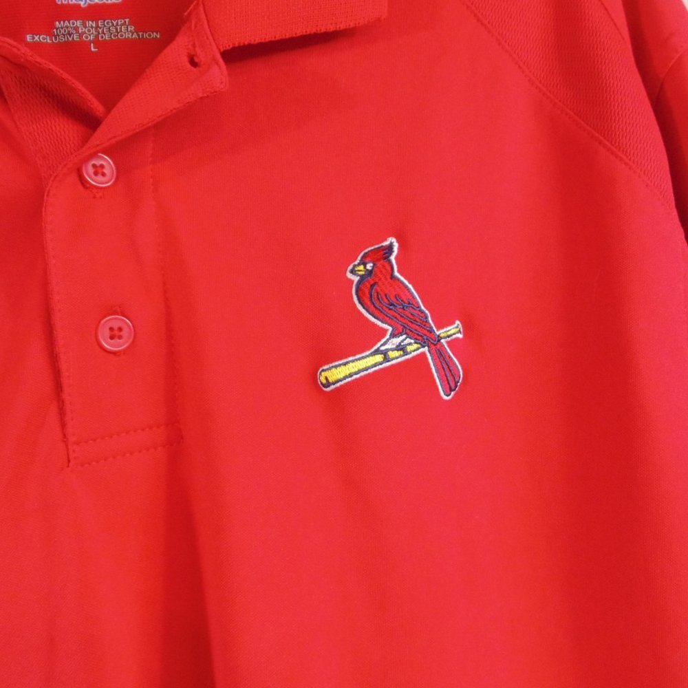 Majestic St. Louis Cardinal Polo size Large - Picture 3 of 5